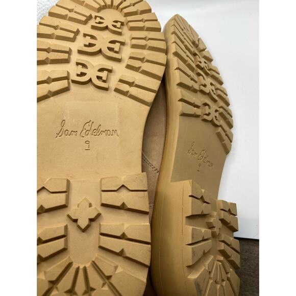 NWOB Sam Edelman Lydell Combat Boot Sesame 9 Blogger Favorite - Picture 7 of 7